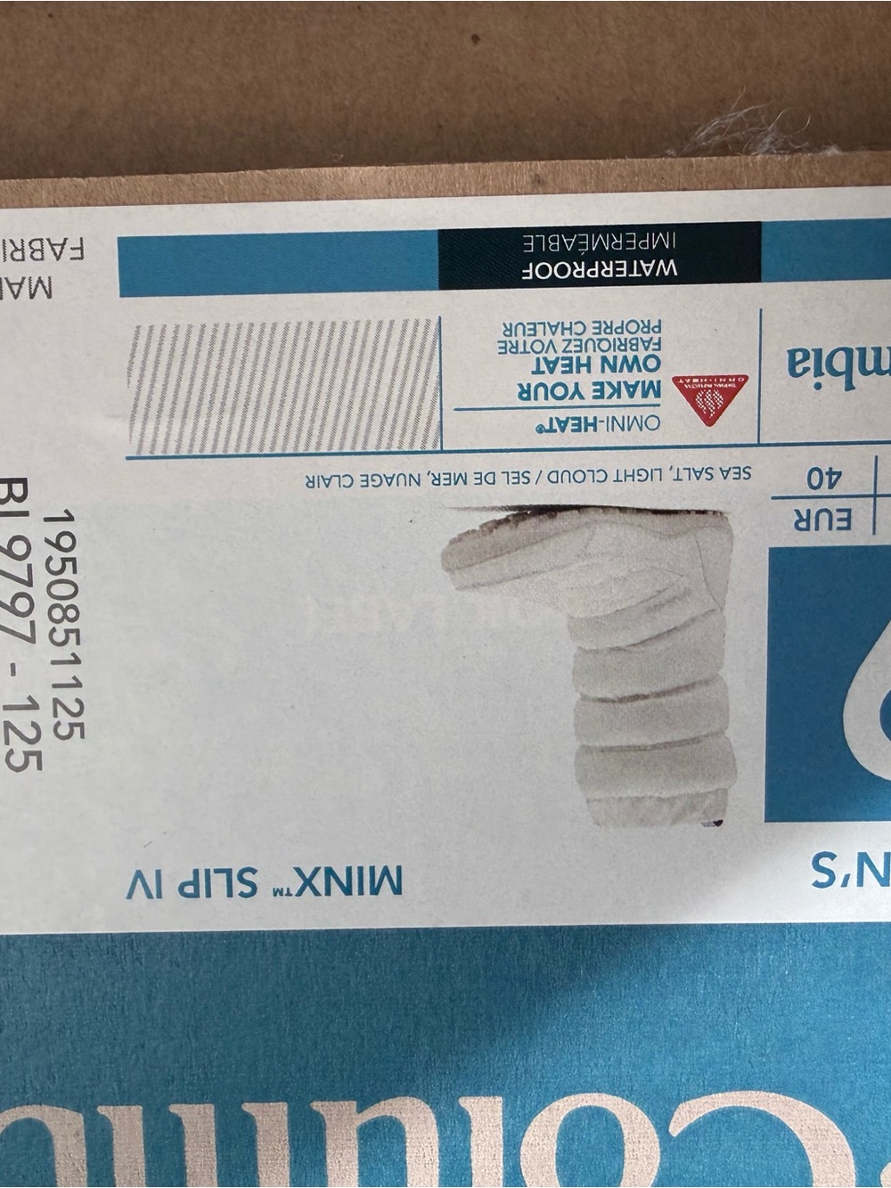 Columbia Women’s Minx Slip IV Winter Boots – White – Size 9 – New in Box - Picture 5 of 6